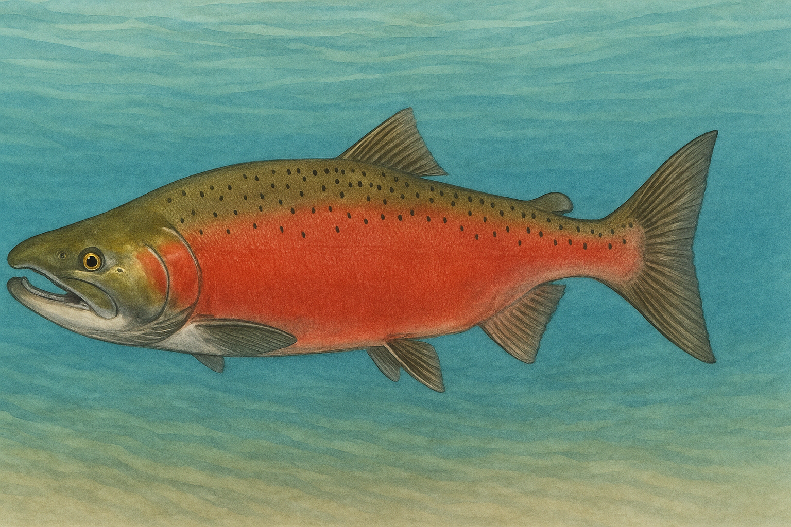 Coho Salmon Olfactory Art Project