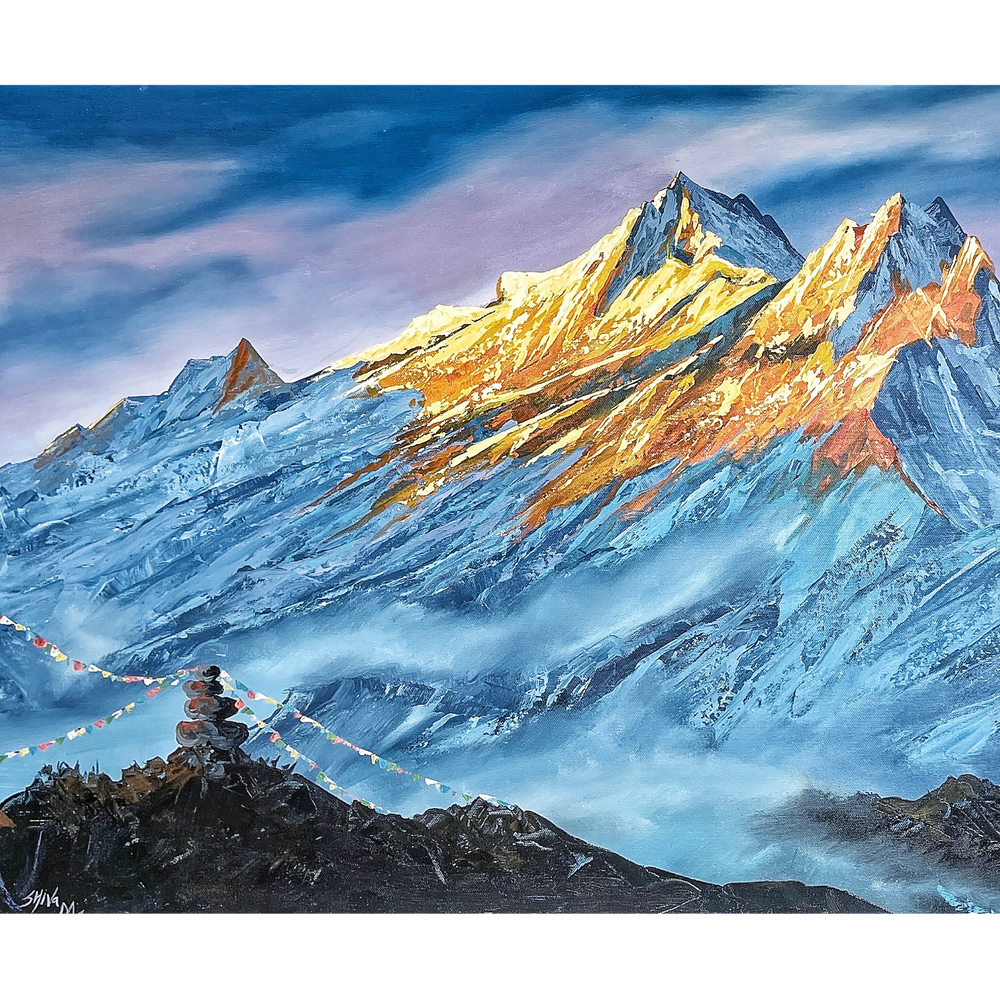 Himalayan Dawn Original Artwork