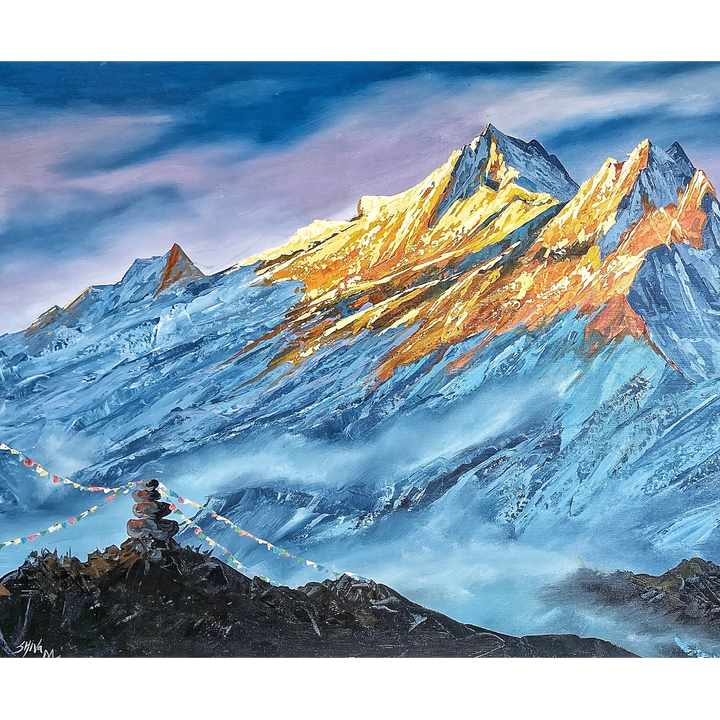 Himalayan Dawn Original Artwork