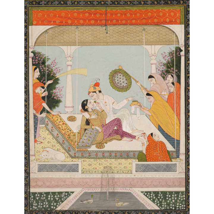 Jaya Raja With His Beloved Public Domain